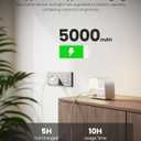 FULEN Motion Sensor Wall Light with Remote Control 3 Colors Wireless Wall Sconces LED Indoor Up and Down Wall Lamp 5000mAh Rechargeable Battery Powered Wall Lamps Brightness Adjustable, White 2 Pack