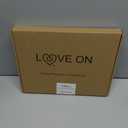 LOVE ON Baby Memory Book with Free Inkless Hand & Footprint Kit - First 5 Years Baby Journal with Elegant Linen Cover & Embossed Foil - Inclusive of All Family Types (Hearts)