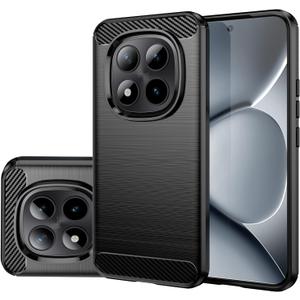 Case for Xiaomi Redmi Note 15 Pro Plus 5G, Slim Thin Phone Cover TPU Soft Back Cases Anti-Scratch Shockproof Protective Cover for Xiaomi Redmi Note 15 Pro+ 5G Black
