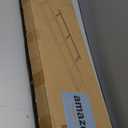 55" Rustic Elm Floating Shelf - Live Edge Solid Wood with Invisible Brackets, Extra Long Wall Mounted Shelf for Living Room, Kitchen & Bathroom, Natural Finish