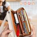 Cell Phone Purse Crossbody Bags for Women - Cute Design Leather Cellphone Bag Small Cross Body Bags Wallet Purses Trendy Aesthetic Pouch for iPhone with Adjustable Strap, Butterfly Specimen