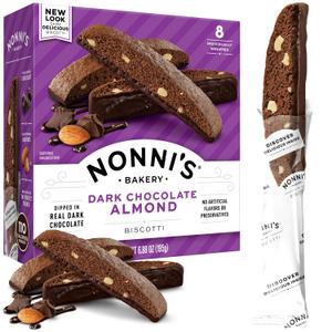 Nonni's, Dark Chocolate Almond Biscotti, 6.88 Ounce, Best Before Date 09/14/2025 Nonni's, Dark Chocolate Almond Biscotti, 6.88 Ounce, Best Before Date 09/14/2025