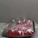 Amlie Home Christmas Knit Throw for Couch, Reversible Soft Cozy Chenille Blanket for Home Decor Gift for Family, 50" x 60", Red Christmas Candy Cane