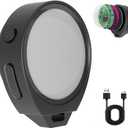 Funnel Microscope Magnifying Glass, 10X/13X/15X Mini Coin & Jewelry Magnifier with White/UV Light, Photo/Video Capture, USB-Compatible for Windows & Mac, Portable Coin and Jewelry Loupe (1PCS)