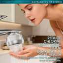 LongLasting Bathroom Sink Faucet Water Filter .Removes 99% Chlorine Heavy Metals. Hard Water Softener. Kitchen Purifier. Relieve Dry, Rough&Itchy Skin, Suitable for Sensitive Skin.TWF Series