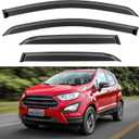 Window Visors Rain Guards for Ford EcoSport 2018 2019 2020 2021 2022, Out-Channel Window Vent Wind Deflectors Visors Shades for 18 19 20 21 22 EcoSport