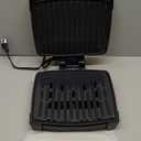 GEORGE FOREMAN Contact Submersible Grill, 5-Serving Grill - Adjustable Temperature Control, Black Plates, Wash the entire grill