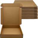10 x 10 x 2 inch Shipping Boxes Set of 20 Brown Corrugated Cardboard Box Mailer Boxes for Packaging Small Business ShippingMailing Boxes Bulk for Birthday Wedding Party Book Literature Gift Giving