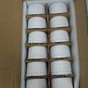 Foraineam Set of 12 Porcelain Ramekins Bakeware, 4 Ounce White Souffle Dishes Dessert Custard Baking Cups for Baking, Cooking, Serving