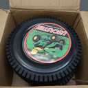 USCaster 13x5.00-6 Tire and Wheel Flat Free Assemblies (2 Pack), 13 x5x6 Solid Rubbe Tires and Wheel for Riding Lawn Mower - With 3/ 4" Bushings (Extra 5/ 8" Bushings) and 3" Centered Hub (Gray)