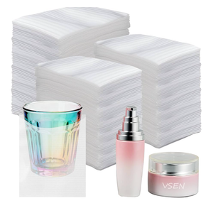 300 Pack Small Foam Pouches for Packing, 4x6 Inch Cushion Foam Pouch for Shipping, Moving and Storage, Dish Packing Supplies Protecting Small Electronics, Glass Cups, Dishes and Other Small Items