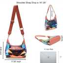 Clear Shoulder Bags for Women, Stadium Approved Cute Hobo Tote Crossbody Handbag Mini Clutch Purse