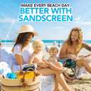 SHAKALO Sand Removal Bag Talc-Free Sand Remover for Beach Days Helps Remove Grains from Skin Without Water Portable Microfiber Beach Accessories Must Haves for Hands, Feet, and Legs Pack 1