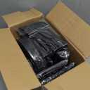 Pureegg Black Plastic Plates Set - 350 Pcs Complete Dinnerware Sets for 50 Guests, Disposable Plates, Utensils, Cups, Napkins Included, for Party, Gathering, Wedding, Daily Use