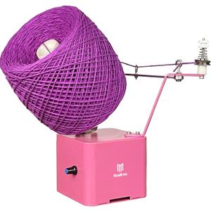 MasBros Ultra Large Capacity Electric Yarn Ball Winder Center Pull Yarn Balls Spinner Winds up to one lb Works with Power Bank