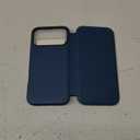 SHIELDON Genuine Leather Slim Case Wallet for iPhone 17 Pro Max 6.9-inch 2025 | Wireless Charging | Folio Magnetic Closure | RFID Blocking Card Holder | Shockproof Phone Cover | Royal Blue