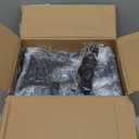 PETICON Waterproof Dog Car Seat for Small Medium Dogs, 6in Memory Foam Pet Booster Seat for Dogs up to 35 lbs with Pockets, Detachable Washable Pet Carseat with Y-Shape Safety Belt