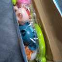 Dwi Dowellin Bath Toy for Toddlers ,Bathtub Toy with Floating Mold Free Swimming Toys and Stacking Cups,Magnetic Fishing Game for Toddles and Babies