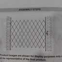 VEVOR Folding Security Door, 87" H x 85" W Accordion Gate, Steel Scissor Gate with Padlock