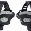 Exercise Bike Pedals with Straps for Peloton Bike, Spin Cycling Bike, Indoor Exercycle Bike, Stationary Recumbent Bicycle Replacement Parts (1/2" Axle)