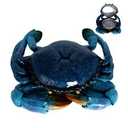 Crab Jewelry Trinket Boxes Hinged Animal Jeweled Trinket Box Decorative Crab Collectible Figurine