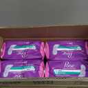 Poise Incontinence Pads & Postpartum Incontinence Pads, 3 Drop Light Absorbency, Long Length, 96 Count (4 Packs of 24)