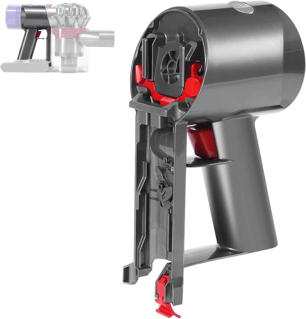 Main Body Assembly Housing Compatible with Dyson V8 SV10 Main Body Assembly Vacuum Cleaner Casing Part 967812-01, Built-in V8 SV10 Trigger Switch Assembly Replacement