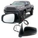 Lqito Left Driver side Mirror Fits 2016-2022 Toyota Tacoma With Power Glass, Heated, Turn Signal丨Without Blind Spot Detection Match to Midnight Black Metallic Replace TO1320349 (7Pins)