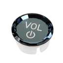 Jaronx Compatible with BMW Crystal Volume Knob Button Cover, Crystal Volume Button Knob Replacement Compatible with BMW 3 4 8 X5 X6 X7 Z4/ G20 G22 G14 G15 G05 G06 G07 G29