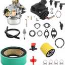 K241 K301 Carburetor Carb for Kohler 47-853-23-S 47 853 23-S for magnum series M10 M12 10 HP 12 HP engine, with fuel pump and 25 883 03-S1 Air Filter