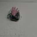 Women Wednesday Addams Wigs with Thing Hand Necklace and Headband Long Black Braided Wigs with Bangs for Halloween