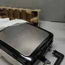 KRUPS 4-Slice Belgian Waffle Maker: Stainless Steel, 5 Browning Levels, Audible Ready Beep, Removable Plates, 1200W, Silver/Black, Large Waffle Maker Family Size, Great for Family Breakfasts