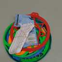 Bubble Wands for Kids - Giant Bubble Wand Set with Tray, Outdoor Toy for Kids, 11 Pcs Large Ring Kit with Mix Solution