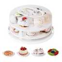 Cupcake Carrier with Lid and Handle,Cookie, Cake, Cupcake and Brownie Storage Carrier, Holds 12 Standard Cupcakes