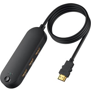 HDMI Switch 4K@60Hz 3 in 1 Out, HDMI Splitter with . Long Cable, 3 Port Hdmi Switcher Box Supports Full HD 4K 1080P 3D, HDMI Switch Selector for Xbox PS3 4 5 TV Gaming Mac Roku HDTV