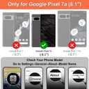 iCoverCase Compatible with Google Pixel 7a Case with Card Holder, Wallet Phone Case for Women Men [RFID Blocking] PU Leather Protective Wallet Case for Pixel 7a (Beige)