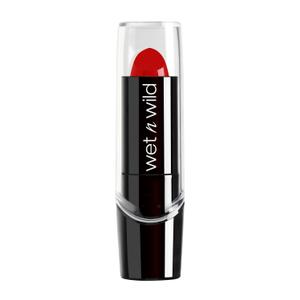 Wet n wild Silk Finish Lipstick, Hydrating Rich Buildable Lip Color, Formulated with Vitamins A,E, & Macadamia for Ultimate Hydration, Cruelty-Free & Vegan - Hot Red