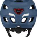Retrospec Lennon Adult Bike Helmet with LED Safety Light Adjustable Dial & Removable Visor - Adjustable Bicycle Cycling Helmet for Men & Women