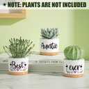 MAYICIVO Mothers Day Aunt Gifts from Niece Nephew, Best Gifts for Aunts Auntie, Unique Aunts Birthday Gift Auntie, Best Auntie Ever Succulent Pots for Plants Indoor Ceramic Planter