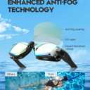 2 x Adult Swim Goggles 2 Pack No Leaking Goggles for Men Women Youth | Anti-Fog UV Protection Mirrored Swimming Glasses