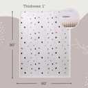 Hakuna Matte CloudSoft Baby Play Mat for Floor 60" x 80" Confetti Coral Velvet Memory Foam Rug for Crawling & Cozy Play Non-Slip, Water-Resistant, Easy-CareTummy Time Mat, Playmat for Playpen