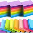 Mini Sticky Notes 1.5x2 Inches, Bright Colors Self-Stick Pads, 24 Pack, 75 Sheets/Pad,1800 Sheets