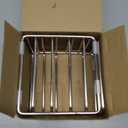 Cutting Board Holder Stand, Chopping Board Organizer Rack with 304 Stainless Steel, Cookie Sheet Storage Organizer, 1.0 & 1.2 Inch Wide Slots (2 Pack)