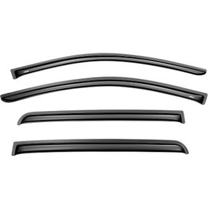Auto Ventshade [AVS] Outside Mount Rain Guards for 2019-2026 Chevrolet Silverado, GMC Sierra 1500; 2020-2026 SIL/Sir 2500 & 3500, Double/EXT CAB ONLY | Window Vent Visors, 4 pcs. - Smoke | 94804