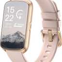 Fitness Tracker, Smart Watch for Women Men with 24/7 Heart Rate/Blood Pressure/Blood Oxygen Monitor,Sleep Tracker,Step & Calorie Counter, IP68 Waterproof Fitness Watches Compatible with Android&iPhone (Pink)