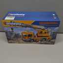 Large Crane Truck Toy with Extendable Crane Arm, Lights & Siren Sounds, Assemble & DIY Truck Engineering Vehicle Toy for Boys Girls Christmas Birthday Gifts Kids Toys for 3 4 5 6 7 8 Years Old