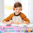 Bulk Headphones for Kids 12 Pack Multi Colored for School Classroom Students Teen Boys Girls Children Baby Toddler and Adult