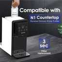 Waterdrop N1-CF Water Filter, Replacement for N1 Countertop Reverse Osmosis System, 6-Month Lifetime
