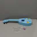 YOLOPLUS+ 17 Inch Kids Ukulele Guitar Toy 4 Strings Mini Children Musical Instruments Educational Learning Toy for Toddler Beginner Keep Tone Anti-Impact Can Play with Picks/Strap/Primary Tutorial (Blue)