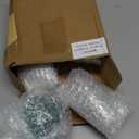 Tioncy 6 Pcs Hand Blown Glass Christmas Ornaments Gazing Glass Ball Ornaments Christmas Balls Xmas Tree Ball Witches Gazing Balls for Holiday Xmas Decorations (Heart Shape)